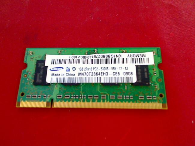 1GB DDR2 PC2-5300S Samsung SODIMM Ram Arbeitsspeicher eMachines eM250 KAV60
