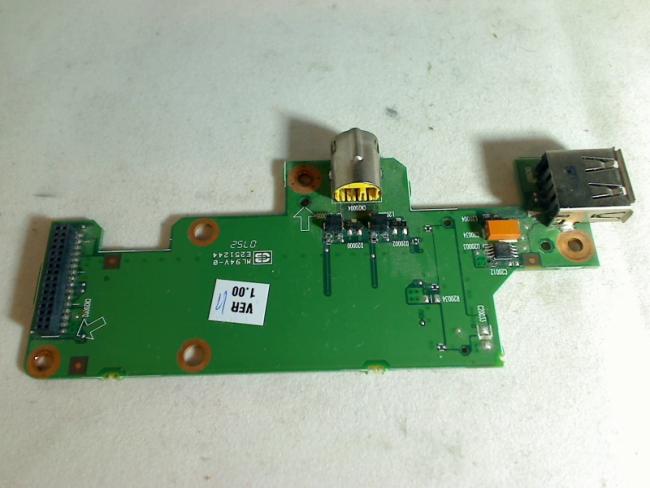 USB Port Buchse Board Platine Modul Acer TravelMate 6552