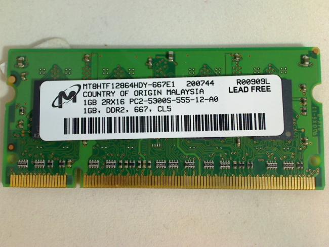 1GB DDR2 PC2-5300S MT SODIMM Ram Arbeitsspeicher HP dv6700 dv6730eg