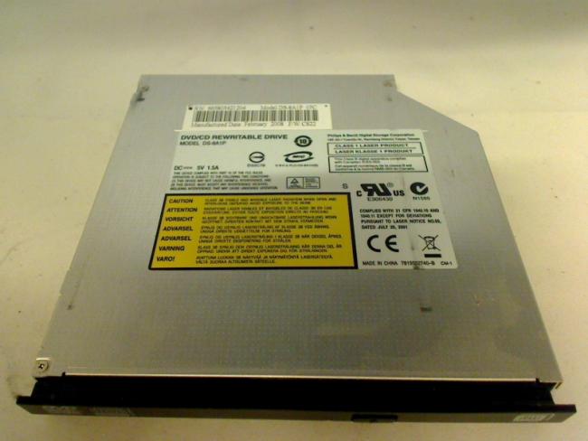 DVD Brenner DS-8A1P mit Blende & Halterung Samsung R40 NP-R40 plus