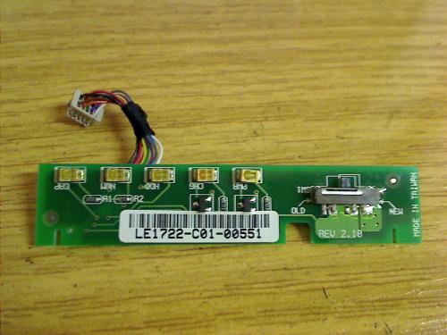 LED Switch Schalter Board Platine aus Asus L8400