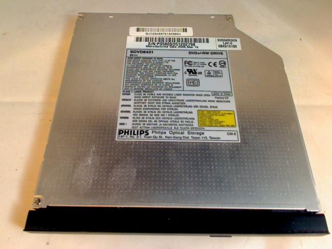 DVD Brenner SDVD8431 IDE mit Blende & Halterung Fujitsu M7405