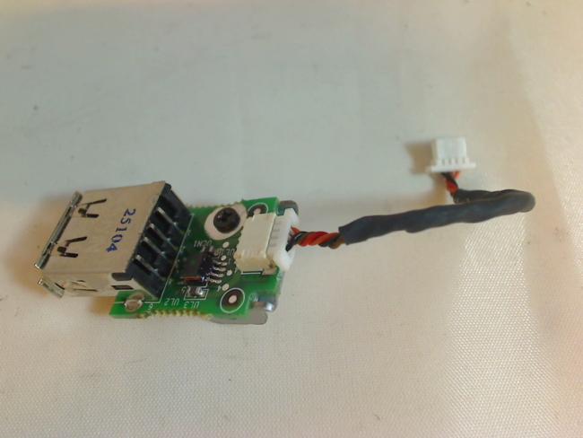 USB Port Buchse Board Kabel Cable Platine Modul Fujitsu M7405