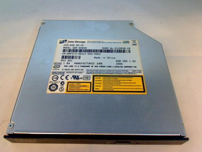 DVD Rom Drive with Bezel schwarz IDE GDR-8084N Dell Optiplex GX620