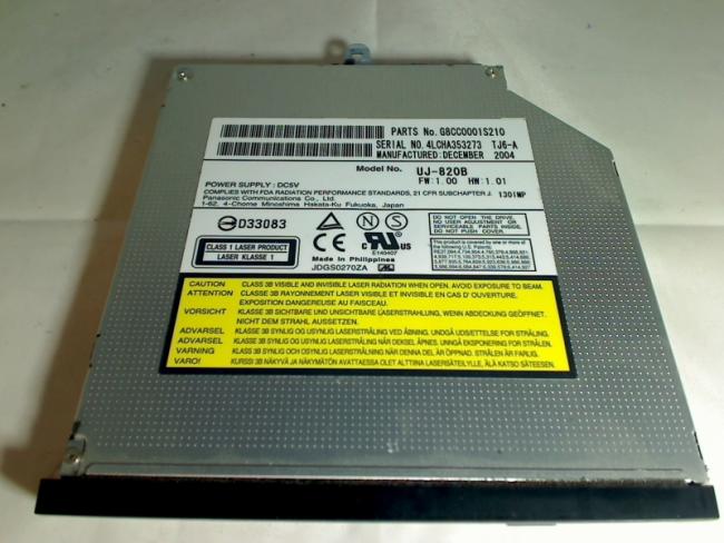 DVD Brenner UJ-820B IDE mit Blende & Halterung Toshiba SA50-532