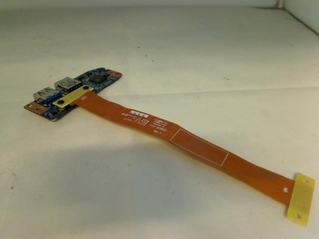 USB Port Buchse Board Platine Modul Kabel Cable Acer Aspire 7750G