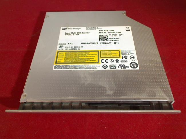 DVD Brenner SATA GT32N mit Blende & Halterung Dell XPS L702X P09E