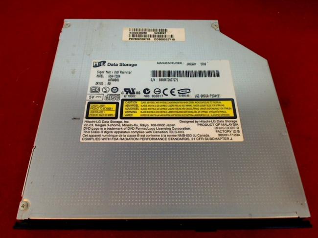 DVD Brenner IDE GSA-T20N mit Blende & Halterung Toshiba Satellite A210-1BX