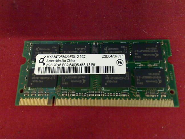 2GB DDR2 PC2-6400S 500577-001 SODIMM RAM Arbeitsspeicher HP Compaq 6530b