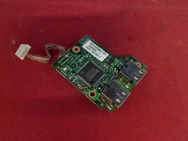 USB Port 2-fach SD Card Reader Board Modul Platine Kabel Cable Compaq 6530b -2