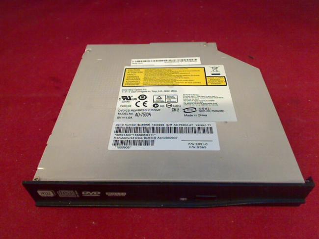 DVD Brenner IDE AD-7530A mit Blende & Halterung Acer Aspire 9300