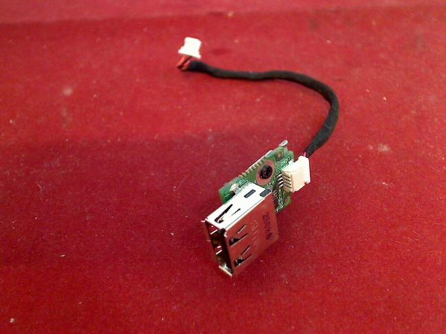 USB Port Buchse Board Platine Modul Kabel Cable Fujitsu AMILO M1425
