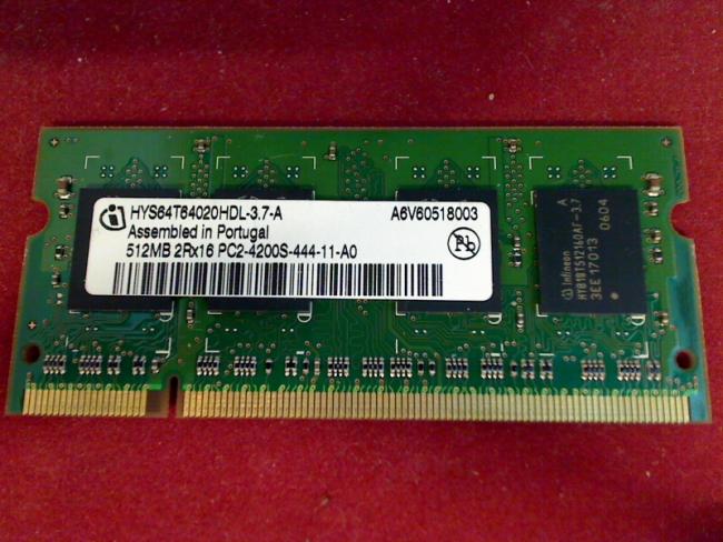 512MB DDR2 PC2-4200S SODIMM Ram Arbeitsspeicher FS E8110 E Series WL1