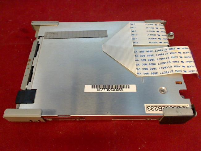 3.5" Floppy Diskettenlaufwerk Teac FD-05HG mit Einbaurahmen Clevo 2700T