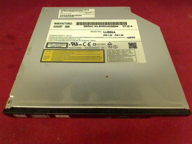DVD Brenner UJ880A SATA mit Blende & Halterung Toshiba L300-1CM PSLB8E