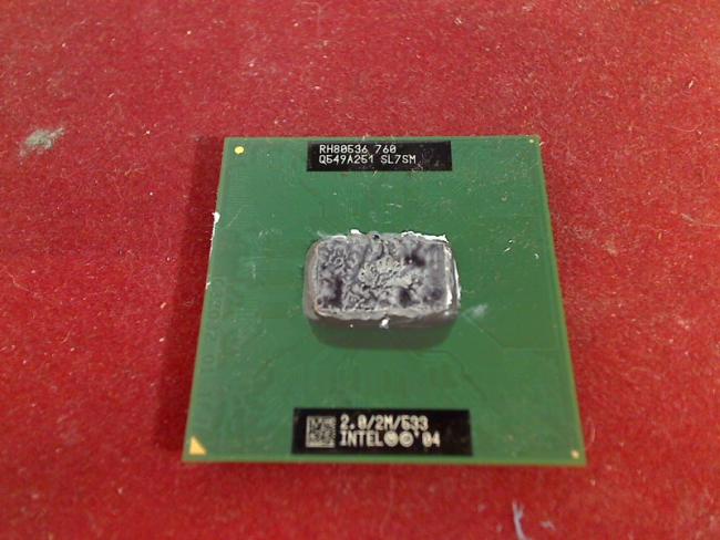 2 GHz Intel Pentium M 760 SL7SM CPU Prozessor Acer Aspire 9500 QD70