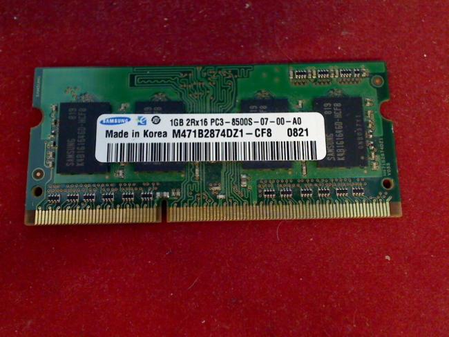 1GB DDR3 Samsung PC3-8500S SODIMM Ram Arbeitsspeicher Medion MD98780 E6222