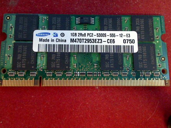 1GB DDR2 PC2-5300S Samsung SODIMM Ram Arbeitsspeicher Acer Aspire 5520