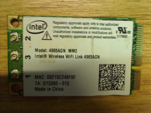 Wlan Karte WiFi Intel 4965AGN MM2