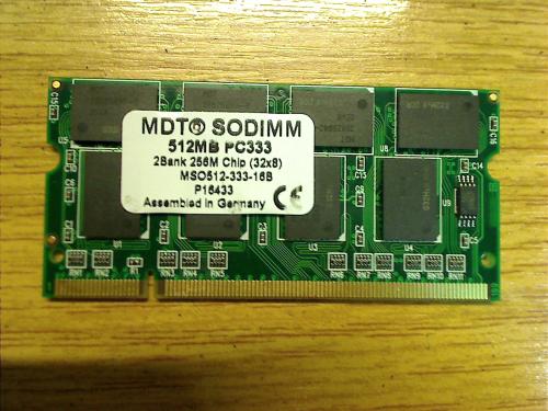 MDT SODIMM 512MB PC333 MSQ512-333-16B Acer Aspire 1310 ET2T 1315LC