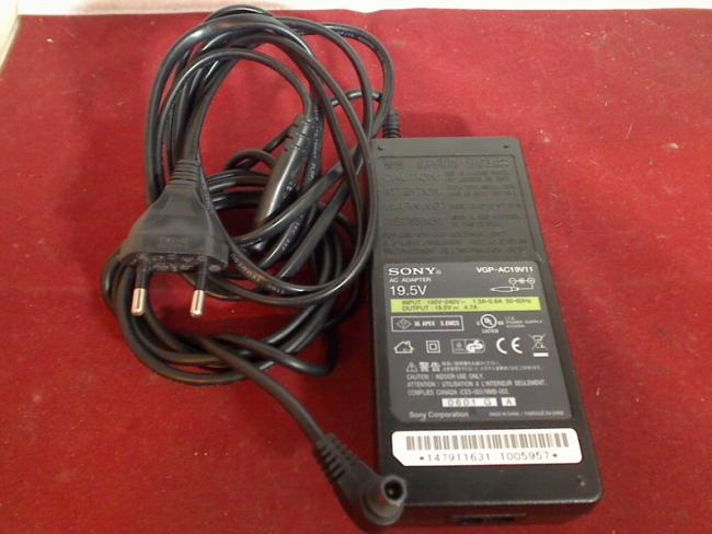 Original Power Netzteil 19.5V 4.7A VGP-AC19V11 Sony PCG-81212M VPCF11M1E