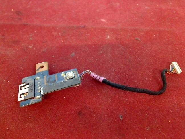 Power Switch USB Einschalter Board ON/OFF & Kabel Cable Acer Aspire 5810T
