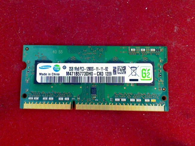 2GB DDR3 PC3-12800S Samsung SODIMM Ram Arbeitsspeicher Lenovo T500 2089