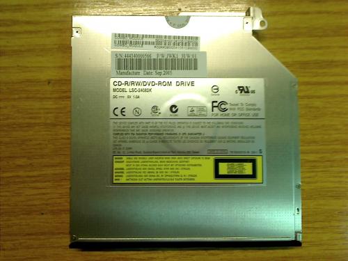 CD-R/RW/DVD-ROM Drive LSC-24082K Acer Travelmate 243LC MS2138 240 250 240P 250P