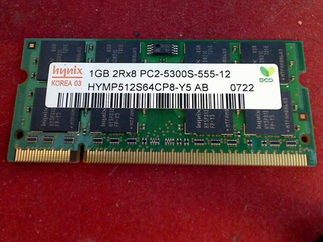 1GB DDR2 PC2-5300S Hynix SODIMM Ram Arbeitsspeicher Memory Asus F9S