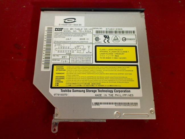 DVD Brenner TS-L532A IDE mit Blende & Halterung Acer Aspire 3020 MS2171