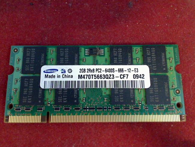 2GB DDR2 PC2-6400S Samsung SODIMM Ram Arbeitsspeicher Toshiba L500-19E
