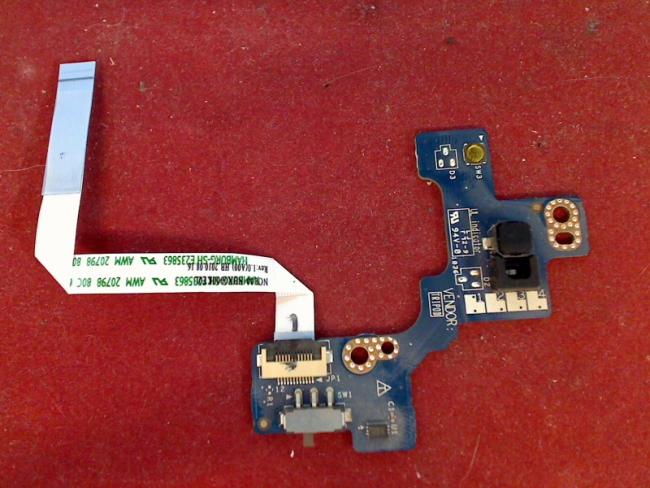 Power Wlan Switch Einschalter Board & Kabel Cable Dell Latitude E6410 F3607gw