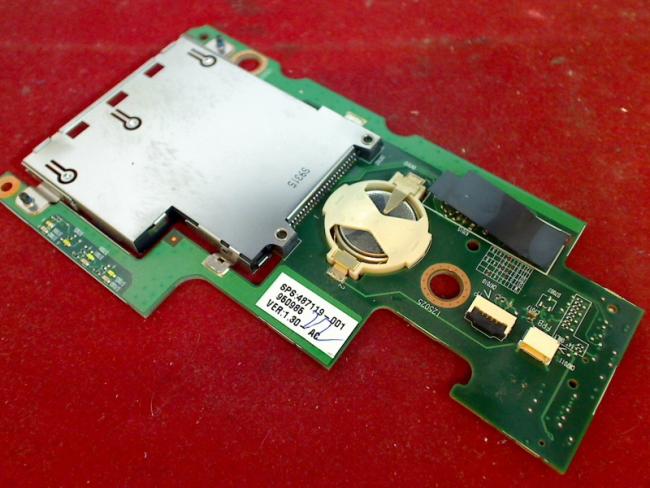 PCMCIA Card Reader CMOS Bios Batterie 487119-001 Board HP Compaq 6730b (2)