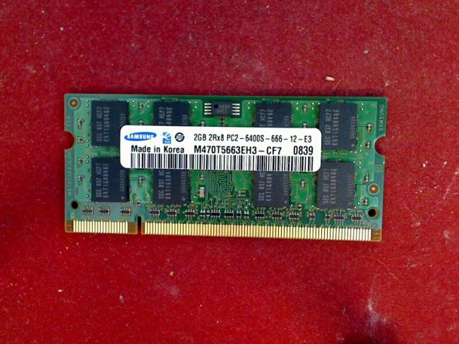 2GB DDR2 PC2-6400S Samsung SODIMM Ram Memory Acer TravelMate 5530