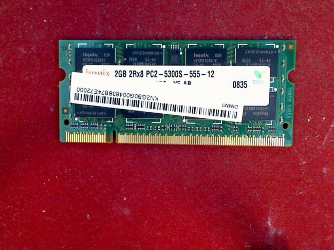 2GB DDR2 PC2-5300S Hynix SODIMM Ram Memory Arbeitsspeicher Acer TravelMate 5530