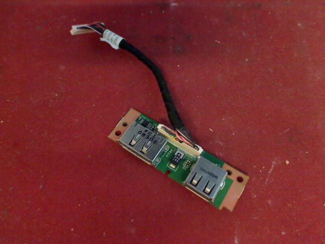 USB Port Buchse Board Platine & Kabel Cable Acer TravelMate 5530