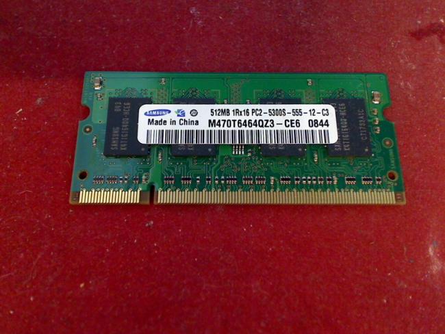 512MB DDR2 PC2-5300S Samsung RAM Memory Speicher Acer one ZG5 A0A 150-Bp