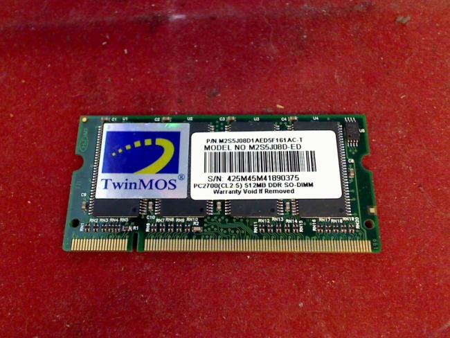 512MB DDR PC2700 SODIMM Ram Speicher Memory Sony PCG-GRT995MP PCG-8P3M