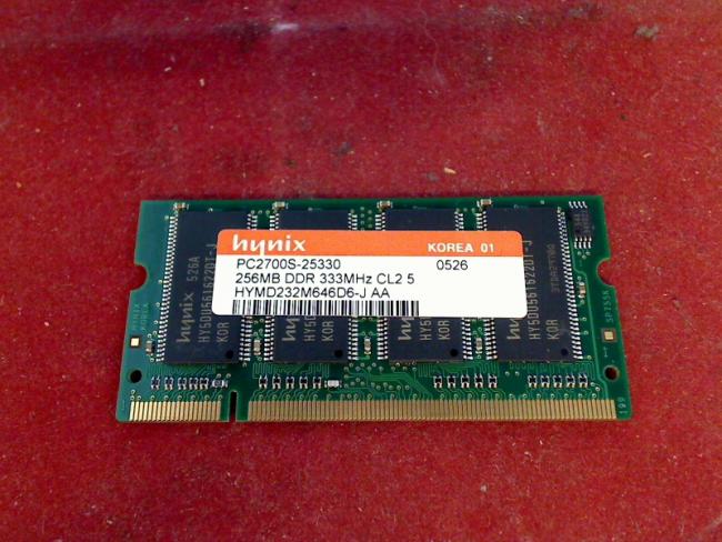 256MB DDR PC2700S Hynix SODIMM Ram Speicher Memory Sony PCG-GRT995MP PCG-8P3M