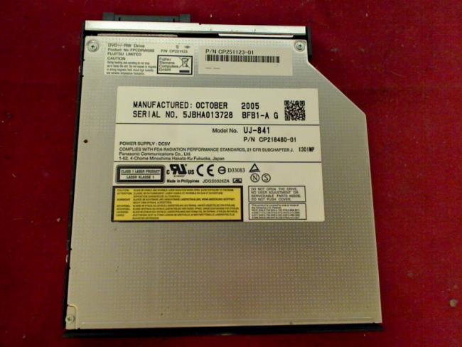 DVD Brenner UJ-841 mit Blende & Einbaurahmen Fujitsu E8020D WL1