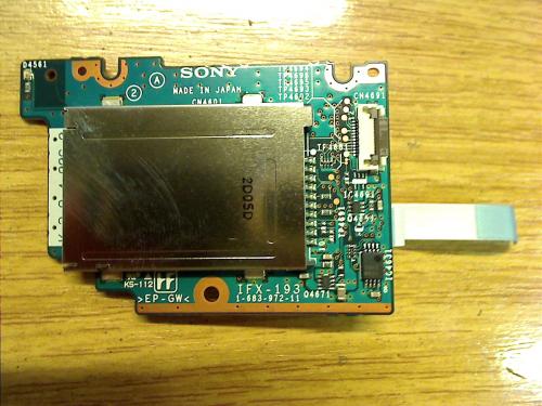 SD Board Platine Modul Sony PCG-8A2M PCG-GRX316MP