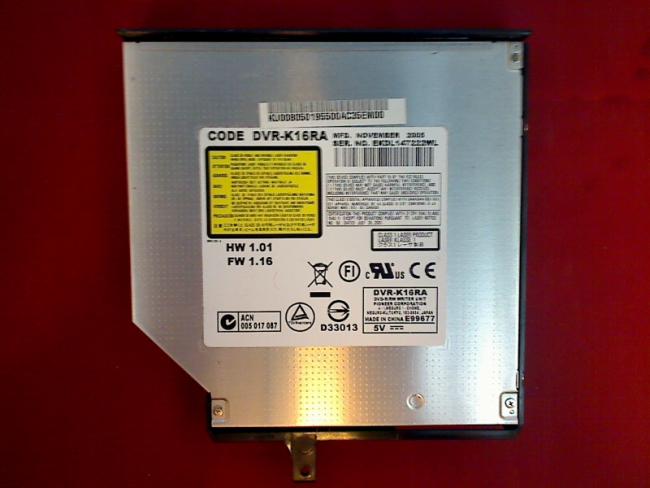 DVD Brenner DVR-K16RA IDE mit Blende & Halterung Acer Aspire 1640 1642WLMi