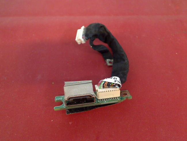 HDMI Port Buchse Board Platine & Kabel Cable ASUS X70AE-TY029V