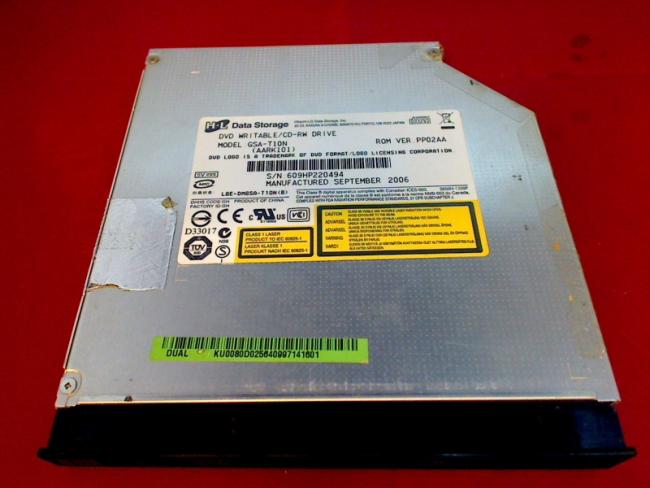 DVD Brenner GSA-T10N IDE mit Blende & Halterung HP DV6500 DV6645EG