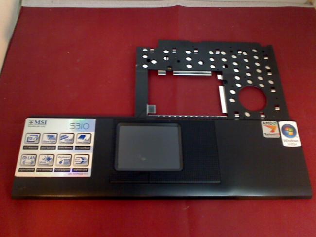 Gehäuse Oberschale Handauflage mit Touchpad MSI Mega Book S310 MS-1312