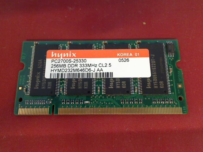 256MB DDR PC2700S 333MHz Hynix RAM Arbeitsspeicher Toshiba Pro L10