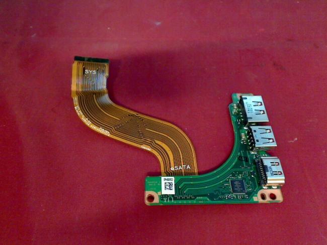 USB HDMI eSATA Port Buchse Board & Kabel Cable Toshiba Portege R700-19H