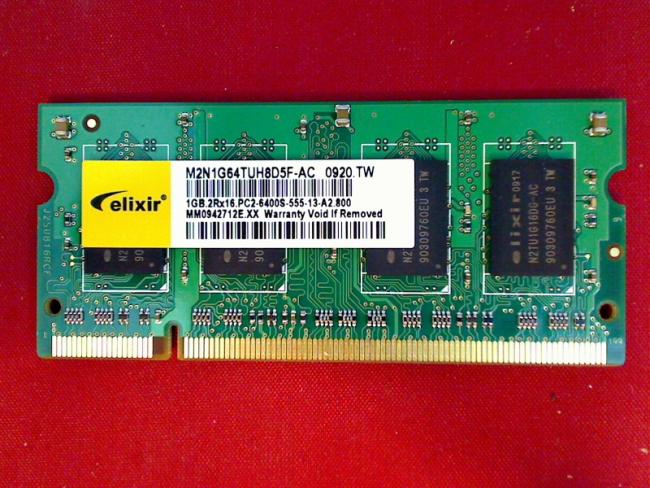 1GB DDR2 PC2-6400S SODIMM Ram Arbeitsspeicher Medion akoya MD96970