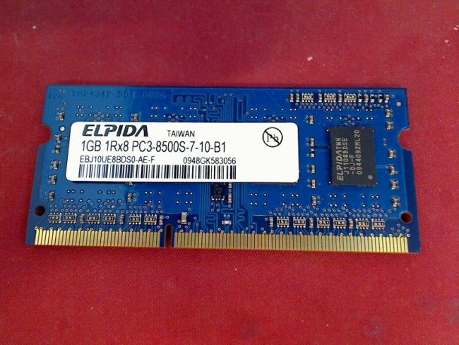 1GB DDR3 PC3-8500S ELPIDA SODIMM Ram Arbeitsspeicher Fujitsu Lifebook T730