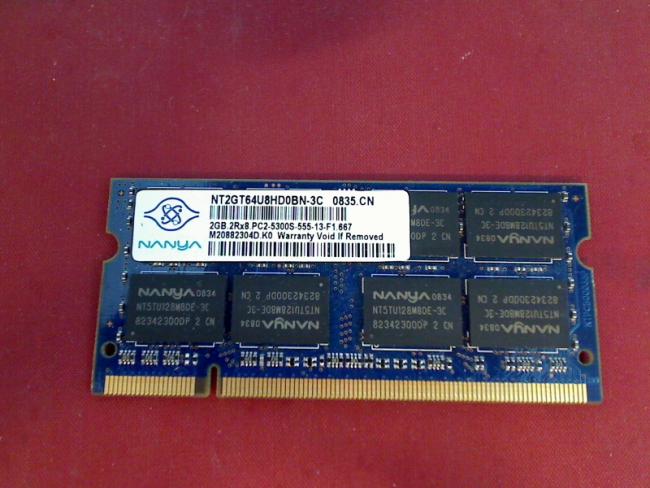 2GB DDR2 PC2-5300S NANYA SODIMM Ram Arbeitsspeicher Memory LG LGT1 T1